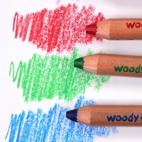 Crayons Jumbo colorés, couleurs, 3 en 1, avec taille-crayon