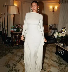 Mujeres Embarazo Sesión <span class=keywords><strong>DE</strong></span> FOTOS <span class=keywords><strong>Vestido</strong></span> informal Elegante Manga <span class=keywords><strong>de</strong></span> murciélago Maternidad Cóctel Bodycon Maxi Largo Sirena Vestidos <span class=keywords><strong>de</strong></span> noche - Product Image 5