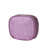 Sac à cosmétiques en cuir PU de qualité supérieure, vente en gros, grande capacité, organiseur de maquillage de voyage, étui à fermeture éclair tendance