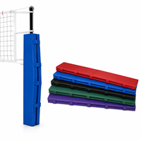 Protection de poteau de volleyball en mousse haute densité et vinyle PVC, conforme aux normes NCAA NFHS, pour gymnases et salles de sport