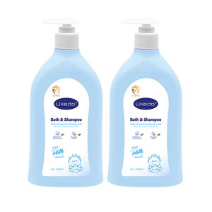 مجموعة جل استحمام وشامبو 2 في 1 طبيعي وعضوي مرطب للبشرة الحساسة للمواليد الجدد بمكونات الحليب تحت علامة تجارية خاصة - Product Image 1