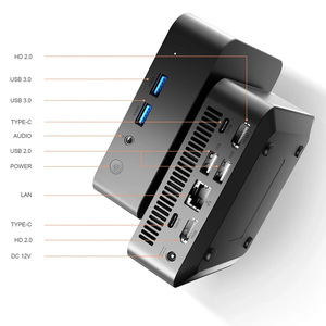 Mini PC de Escritorio Portátil para Juegos con Windows 11 Pro, Intel I9 <span class=keywords><strong>8950HK</strong></span>, 16GB DDR4, 1TB SSD, WiFi6, Gráficos UHD, 1000Mbps, con Enchufe Estadounidense - Product Image 1
