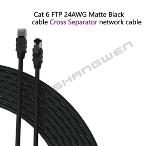 Câble réseau <span class=keywords><strong>Ethernet</strong></span> noir CAT6 FTP 24AWG 305m extérieur FTP 4 paires CE <span class=keywords><strong>multiple</strong></span> cuivre torsion 100% cuivre sans oxygène 305M - Product Image 4