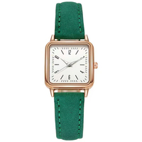 Nouvelle Montre-bracelet à Quartz Rectangulaire Rétro pour Femme, Style Luxe Léger et de Niche, Tendance et Élégante