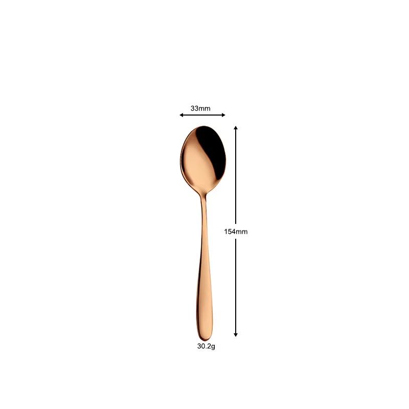 Dessert Spoon-Rose Gold