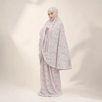 Ensemble de prière de voyage personnalisé en nylon pour femmes, OEM ODM, vente en gros, vêtements islamiques modestes