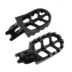 YHMOTO CNC Aluminum <b>FootRest</b> Foot Plate Rest Pegs Pedals Pedalen for Simson S51 S50 S53 MopedTuning - Product Image 2