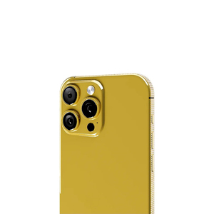 Pour iPhone16 et 15 Pro max, les diamants périphériques les plus vendus acceptent un cadre en or personnalisé, un cadre de luxe, une <span class=keywords><strong>lunette</strong></span> en or de luxe rose - Product Image 4