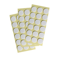 Vente en gros du fabricant Tampons collants double face carrés découpés à l'emporte-pièce Double ruban adhésif thermofusible Type thermofusible