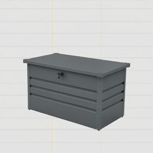 कारखाने सीधे आधुनिक 1260*560*620 मिमी धातु के पटियो भंडारण बॉक्स लॉक योग्य वाटरप्रूफ आसानी से इकट्ठे - Product Image 3