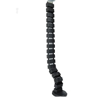 Organisateur de câbles sous le bureau, gestion des câbles, organisateur de câbles en forme de serpent pour poste de travail