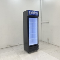 Réfrigérateur commercial vertical à refroidissement direct pour boissons, bouteilles et canettes