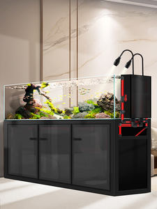 2026 חדש סִגְנוֹן סטרים צילינדר מסנן תחתון צדדי גלישה אקווריום אקווריום סלון זכוכית אולטרה לבנה אקו נוף גדול - Product Image 4