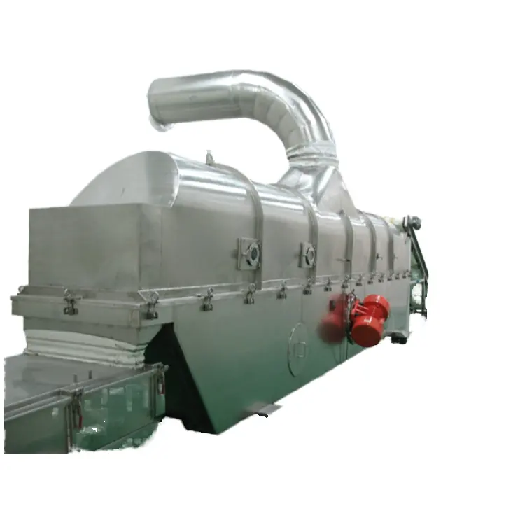 New Automatic Desiccated Coconut Vibrating Fluid Bed Dryer SUS304/SUS316 Material Steam Food Processing Manufacturing Plant