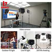 JINBEI EFP-50BI LED panneau lumineux vidéo bicolore Studio photographie lumière pour vidéoconférence