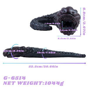 G6514 Lava <span class=keywords><strong>Serpent</strong></span> 20.67in Entraîneur de pénis pour homme, Masturbateur en silicone liquide, Vagin de poche réaliste, Jouets sexuels - Product Image 6
