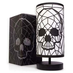 Lámpara de mesa táctil de hierro operada por USB, decoraciones de Halloween para ambiente festivo, sala de estar interior, dormitorio, Plástico - Product Image 1