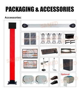 SAMFD ポータブル4輪アライメント3Dホイールアライナーマシン ダブルスクリーンコンピューターカメラビーム全自動トラックシステム - Product Image 2