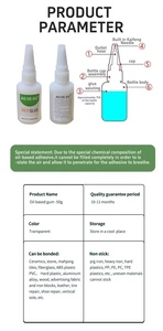 Aodegu Superstarker 50g Ethylcyanoacrylat-Klebstoff für Hochleistungs-Anwendungen in Holzbearbeitung, Metall, Kunststoff und Fasern - Product Image 6