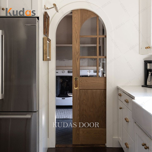 הסגירה רכה מודרנית עץ עמיד למים דלתות כיס עץ מלא הזזה ארונות מטבח מוסתרים לחדר האמבטיה במלון - Product Image 2