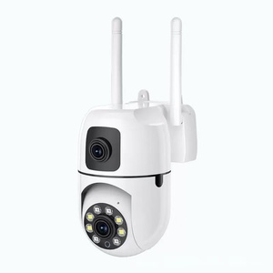 Factory Wholesale 4MP Dual Lens WiFi Night Vision Wireless Motion Auto Tracking 360 Degree CCTV Outdoor <strong>Camera</strong> - Product Image 1