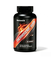 Capsules Thermogéniques Metrand, Nutrition Sportive, Gestion du Poids, Soutien à la Combustion des Graisses, Complément Alimentaire pour l'Entraînement