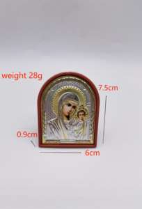 Iconos Ortodoxos, Recuerdo Religioso, Relieve de Aleación de Aluminio, Decoración Religiosa Personalizada, Jesús, Santa María - Product Image 6