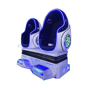 . Opération facile 2 places 9d vr cinéma oeuf forme 9d cinéma chaise de réalité virtuelle pour parc à thème/parc d'attractions - Product Image 6