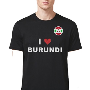 Lightweight and Breathable Burundi Fan <b>T</b>-shirt for Summer Outdoor Gatherings and Matches Promotion - Product Image 4