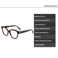 Lunettes optiques à monture en acétate vintage pour hommes et femmes, lunettes transparentes, lunettes de lecture style ordinateur à rivets à la mode