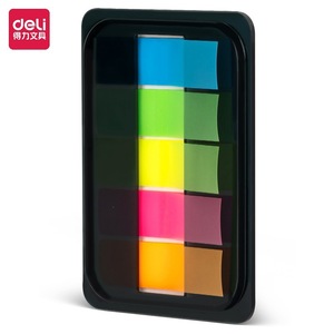 Deli Index <b>Stickers</b> Colored Fluorescent Indicator Labels For File Folder Organization 100 <b>Sheets</b> Paper Material - Product Image 5