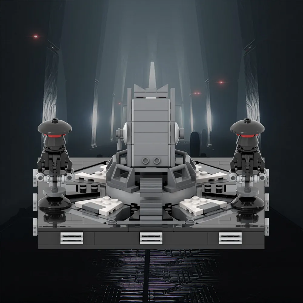 MOC2222 Darth Vader trasformazione 368 pezzi mattoncini fantascientifici film di guerra interstellare assemblare modello di blocchi di costruzione per bambini giocattoli regalo