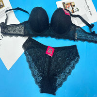 1,5 Dollar Modell CG170 Frauen 2 Stück Hot Images Transparent Cute Fancy Frau BH Höschen Set Unterwäsche Foto für Dame