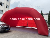 Tente rouge gonflable pour le camping, structure pour la publicité en plein air, tente de carnaval gonflable