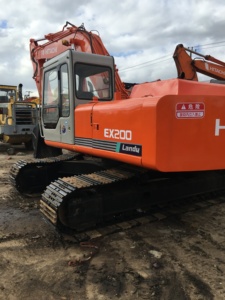Hitachi-excavadora de EX200-3 sobre orugas usada, ZAXIS 200 200-6 con motor importado - Product Image 6