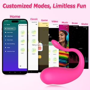 Vrouwen Sexy <span class=keywords><strong>9</strong></span>-Speed Bluetooth Afstandsbediening Liefde Voor Ei Waterdichte Kogel Vibrator Sextoy Vibrerend Voor Ei App Bestuurd - Product Image 4