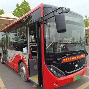 Autobús urbano eléctrico Yutong nuevo y usado ZK6816 autobús de tráfico urbano 55/23 60 plazas autobús de viaje de lujo de China precio para África