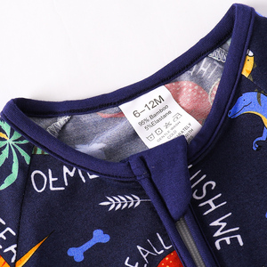 Vendita calda della fabbrica della Cina pagliaccetti del neonato vestiti estivi del bambino manica lunga Unisex del bambino un pezzo tuta - Product Image 2