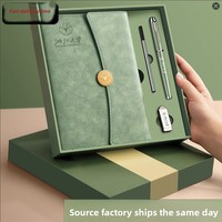 Coffret cadeau d'entreprise - Carnet personnalisé pour cadeaux promotionnels d'entreprise, réunions, événements, souvenir de luxe