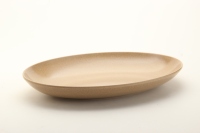 Assiettes ovales de dîner de haute qualité, style classique, 10, 11, 14 pouces, incassables, écologiques, vaisselle biodégradable pour les fêtes
