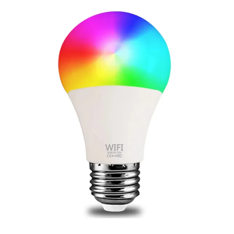 5W 9W 15W WiFi Smart Light Bulb B22 E27 RGB Lamp Work with Alexa/Google Home RGB+White Dimmable Timer Function Magic Bulb