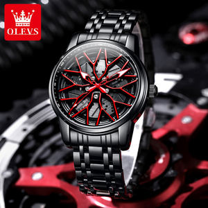   Reloj de Cuarzo de Acero Inoxidable 3701 de Lujo, con Logotipo Personalizado OEM, Diseño Hueco Giratorio, Deportivo, Luminoso e Impermeable - Product Image 1