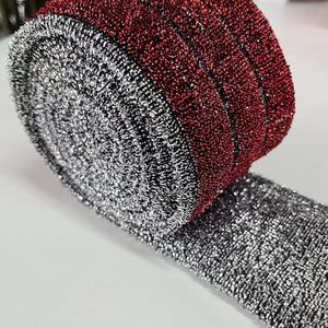 Vải bọt rửa chén bằng polyester, sản xuất miếng chà rửa dạng cuộn, khăn lau chén nhiều màu sắc - Product Image 1