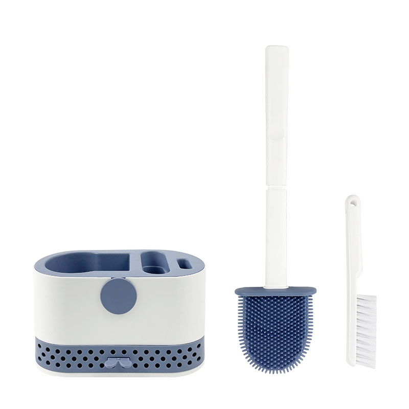 Недорогой дозатор мыла из термопластичного полиуретана, силиконовая настенная щетка для очистки унитаза и держатель для мытья ванной комнаты