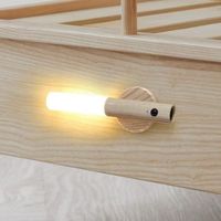 Veilleuse automatique à détecteur de mouvement rechargeable, lumière murale LED à 3 modes, lumière à induction corporelle pour chambre à coucher, salle de bain, couloir