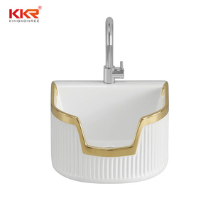 Wudu Musulman Musulman Bassin Intégré Lavage Mains et Pieds Surface Solide Bassin <span class=keywords><strong>Petit</strong></span> Filet Moyen-Orient Salle De Bains Lavabo - Product Image 6