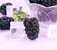 Mora Orgánica Entera de Sabor Dulce, Procesada 100% Naturalmente, Mora Orgánica Premium, Arándanos Deshidratados Orgánicos