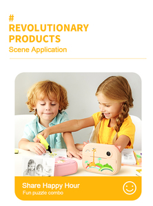 Cámara Instantánea para Niños de 2.4 Pulgadas con Impresora Térmica Wifi de 1200 mAh para Fotos y Videos, Juguete de Cámara de Video para Niños - Product Image 5