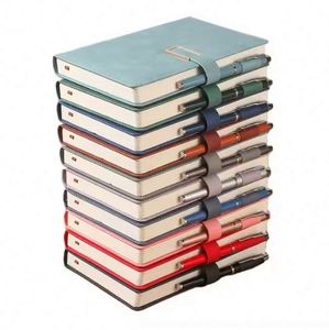 Wholesale Customized Metal Buckle Pu Leather Notebook Diary Notebook Customizable Pu Leather <b>A5</b> Notebook - Product Image 1