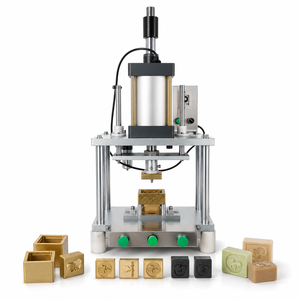 Machine manuelle de marquage et de moulage de savon pour le façonnage, le moulage, l'impression de logo, la <span class=keywords><strong>gravure</strong></span> et la fabrication de savon - Product Image 1